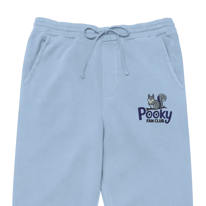 Pooky Fan Club Embroidered Premium Pigment Dyed Joggers product image (1)
