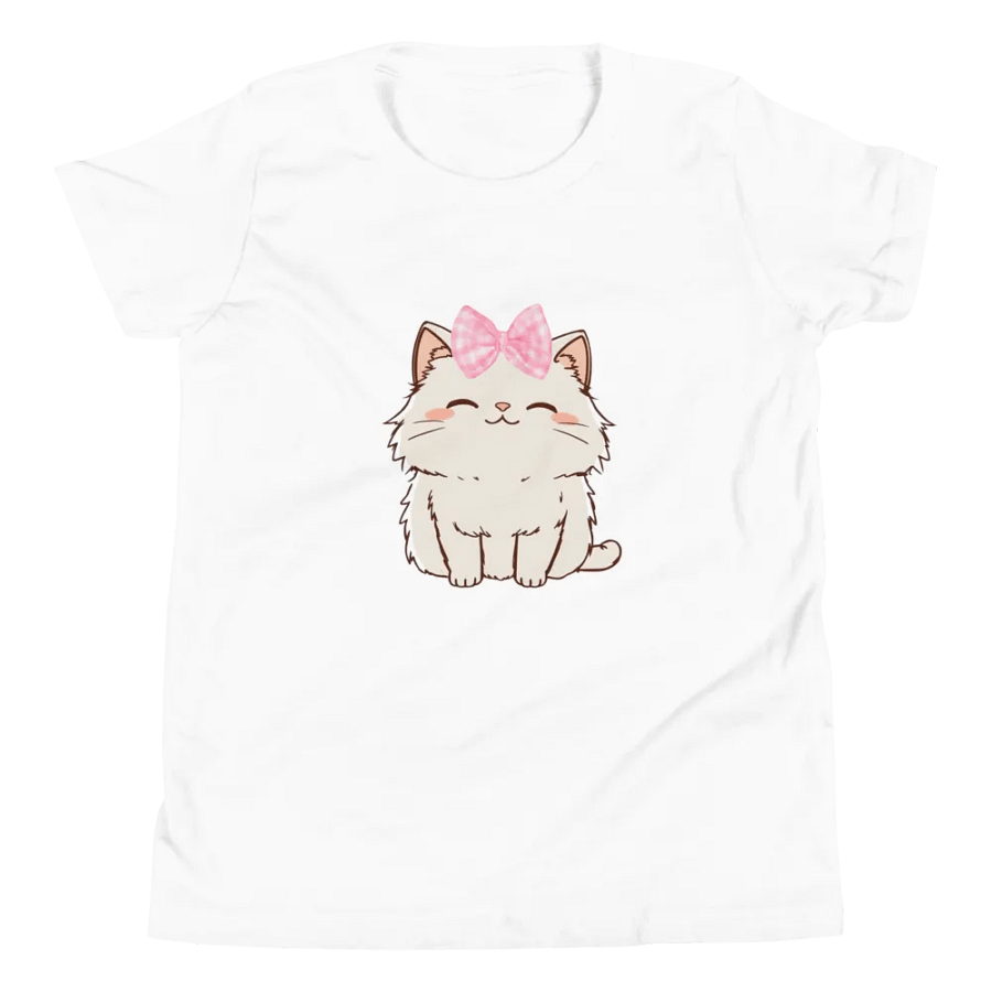 Pink Bow Kitty Youth T-Shirt product image (4)