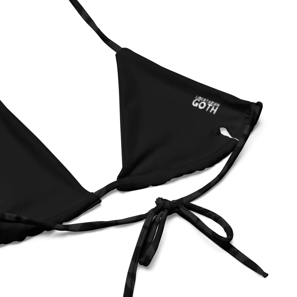 Gothic 2A String Bikini - Black product image (5)