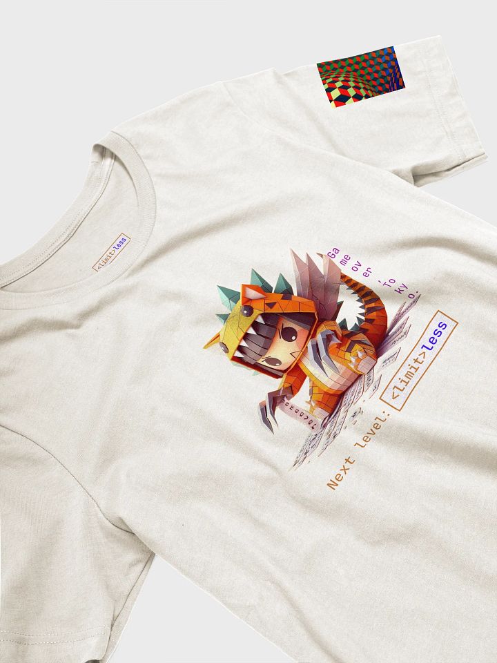 Limitless Gamer Girl T-Shirt - Retro Tech Streetwear for Geek Queens product image (1)