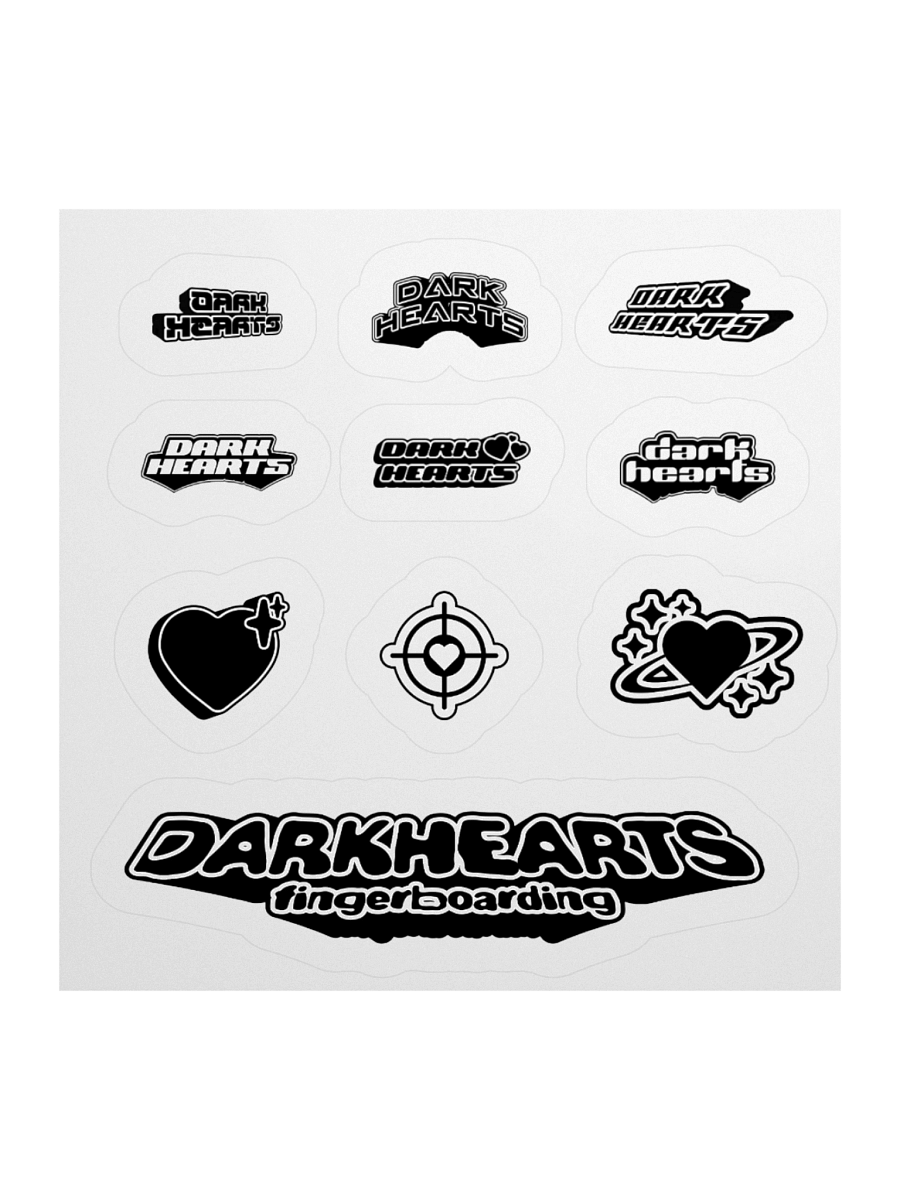 BLACK & WHITE STICKER SHEET product image (1)