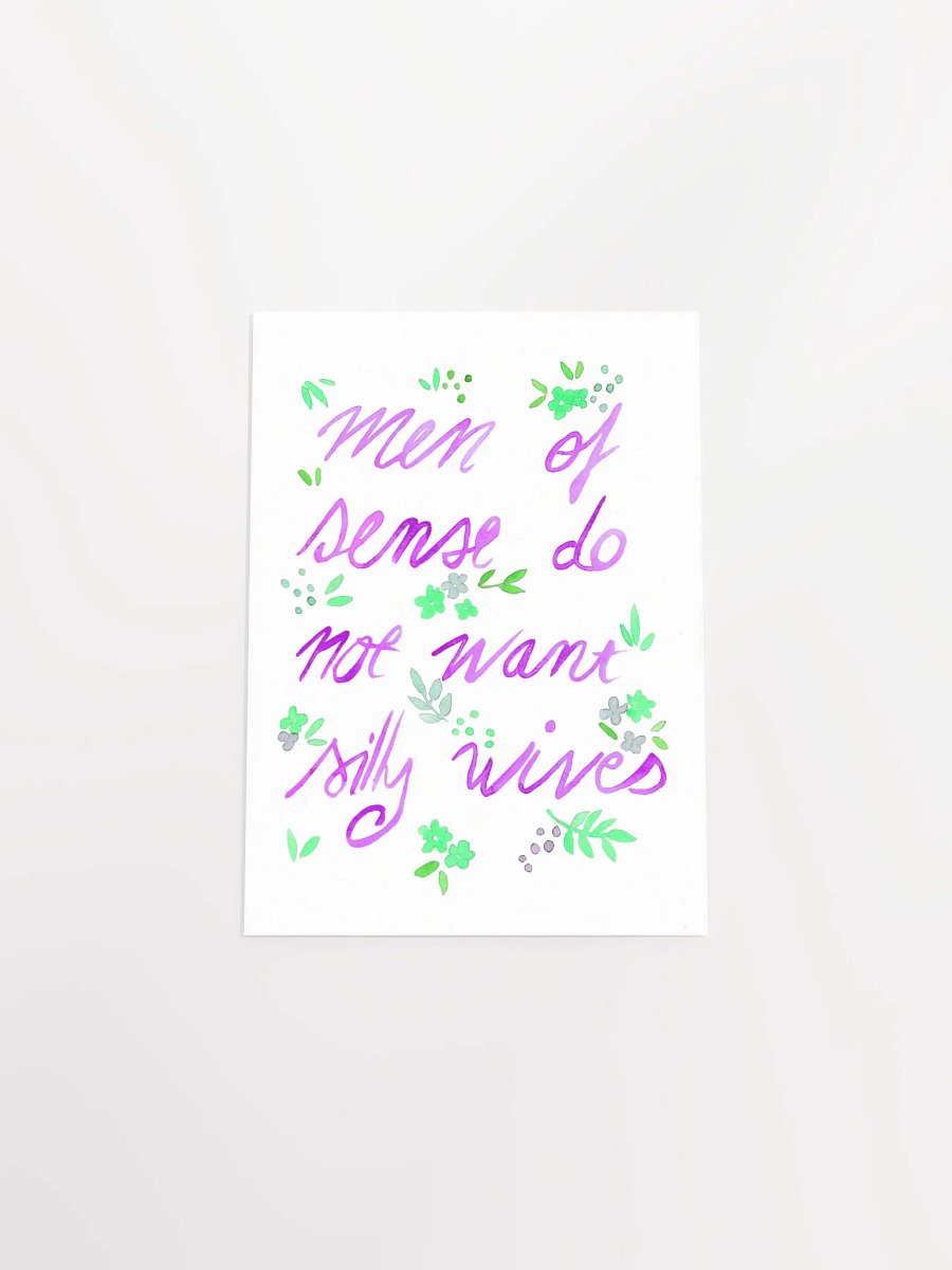 Men Of Sense - Purple & Green Art Print product image (11)