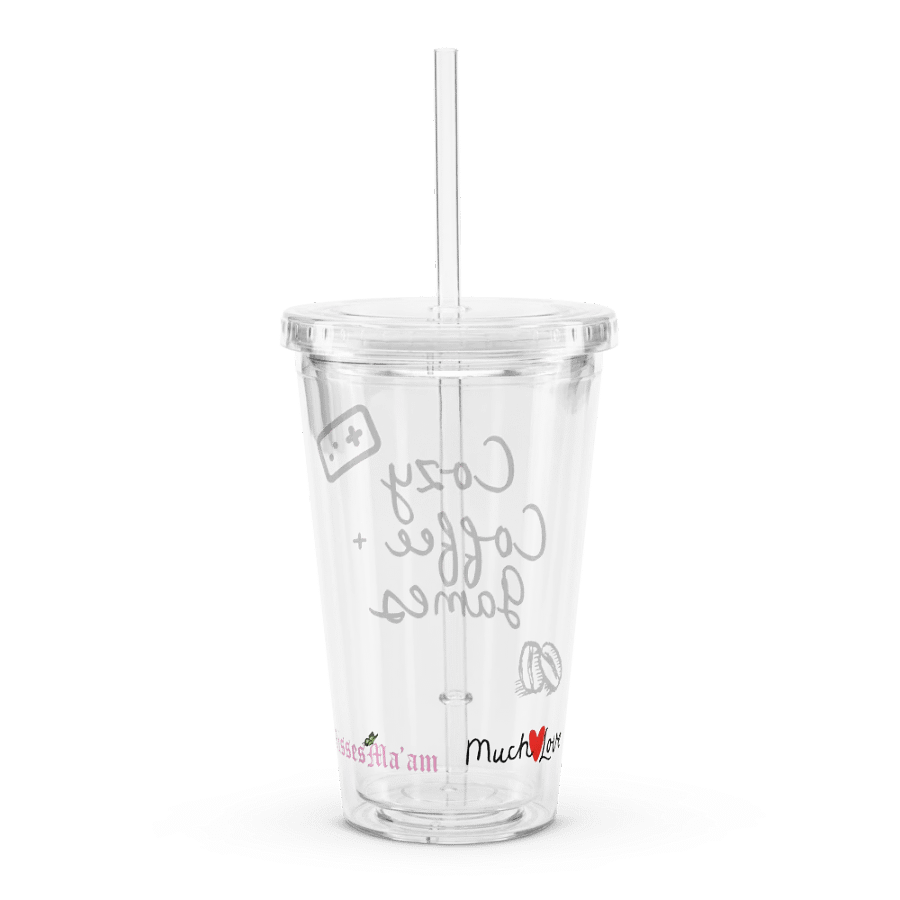 Cozy Coffee + Games Clear Tumbler product image (11)