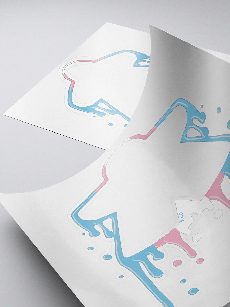 Drippy Trans Pride Meeple Sticker product image (4)