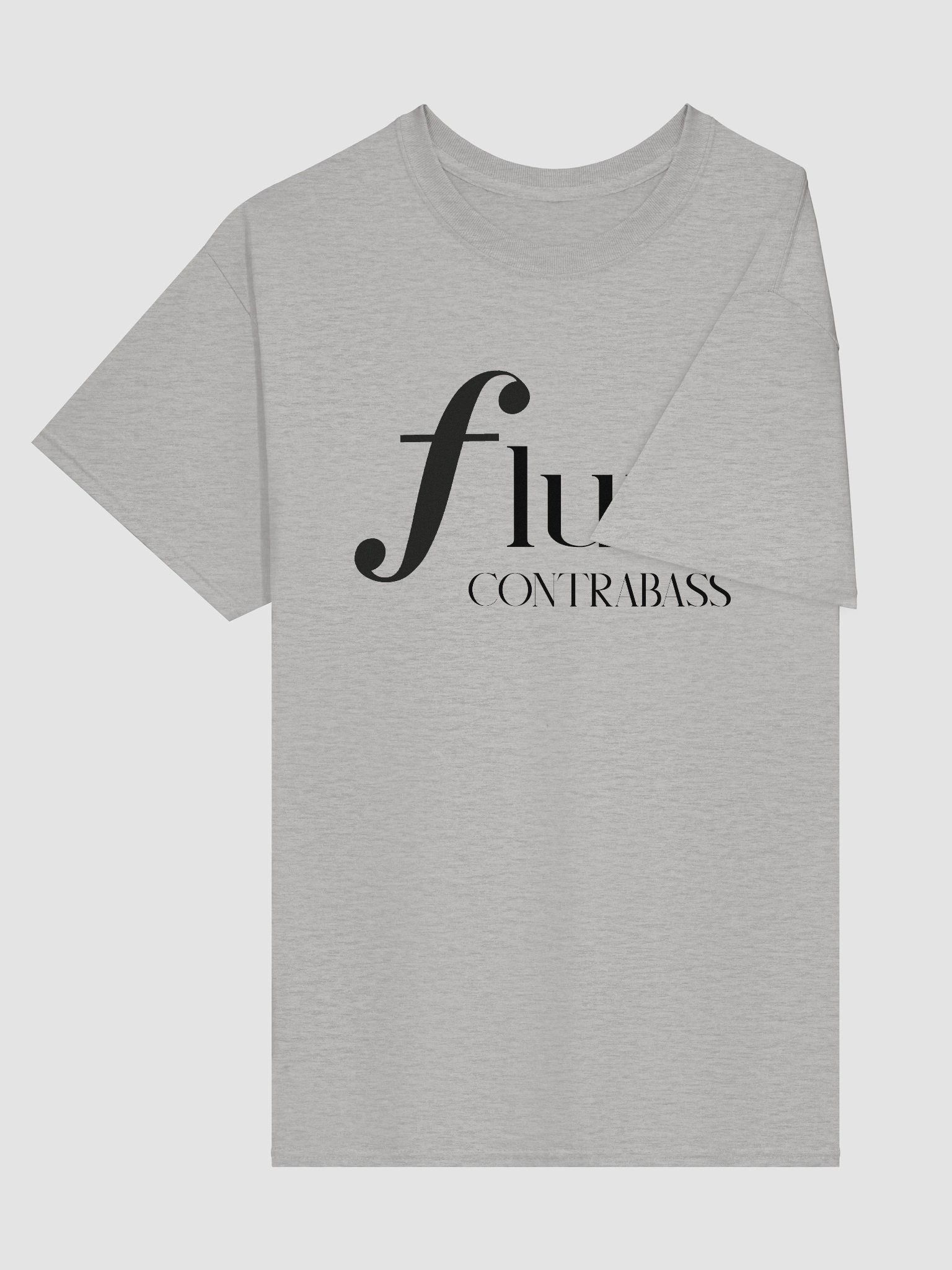 Forte Flute Tee - Black Letters - Contrabass - Unisex product image (21)