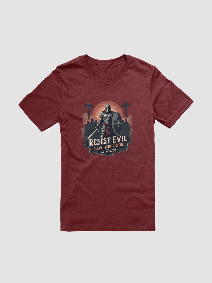 Resist Evil, Claim Your Victory in Faith - Spiritual Warfare T-Shirt product image (3)