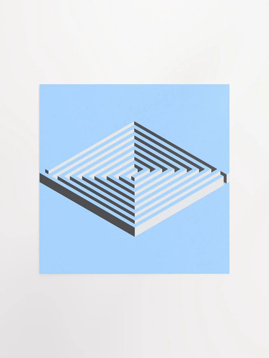 Spiral Maze Matte Paper Poster product image (1)