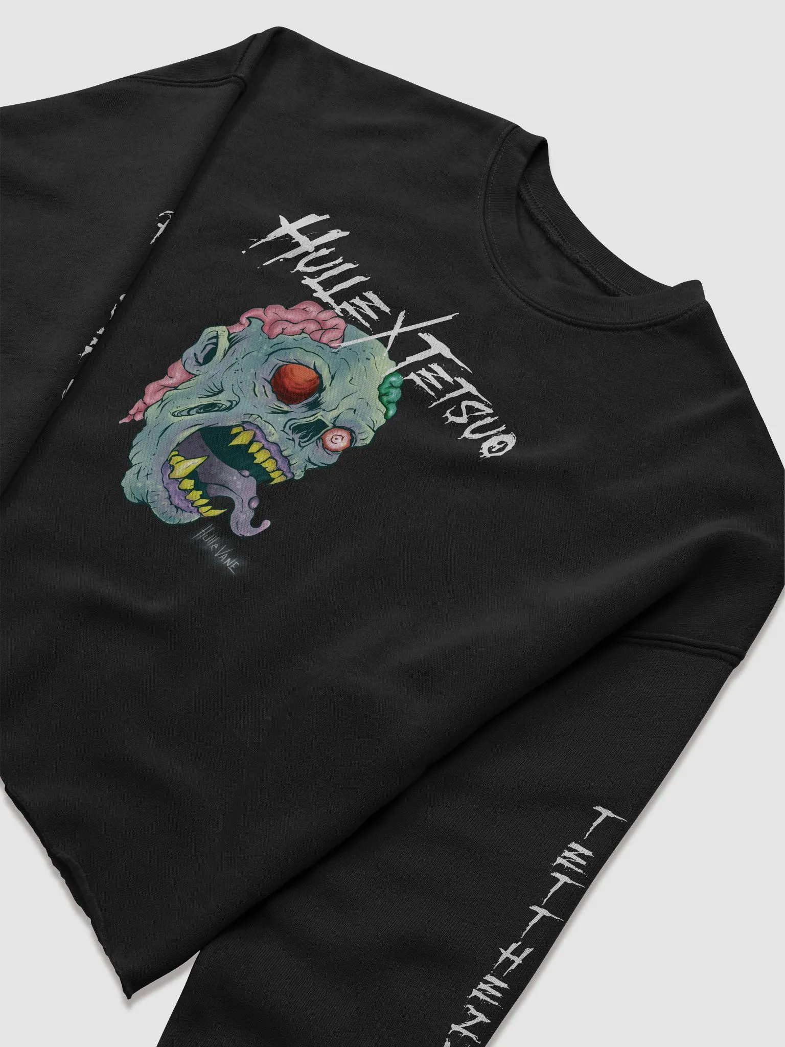 Gimme Brain Bella+Canvas Women's Fleece Crop Sweatshirt (HulleVane Design) product image (5)