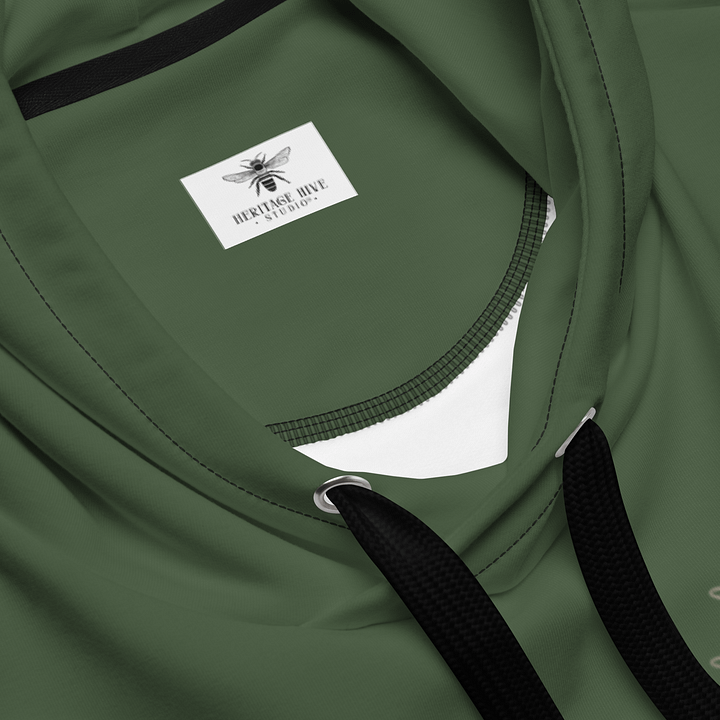 Winter Green Reindeer Hoodie | Cozy Unisex Christmas product image (2)