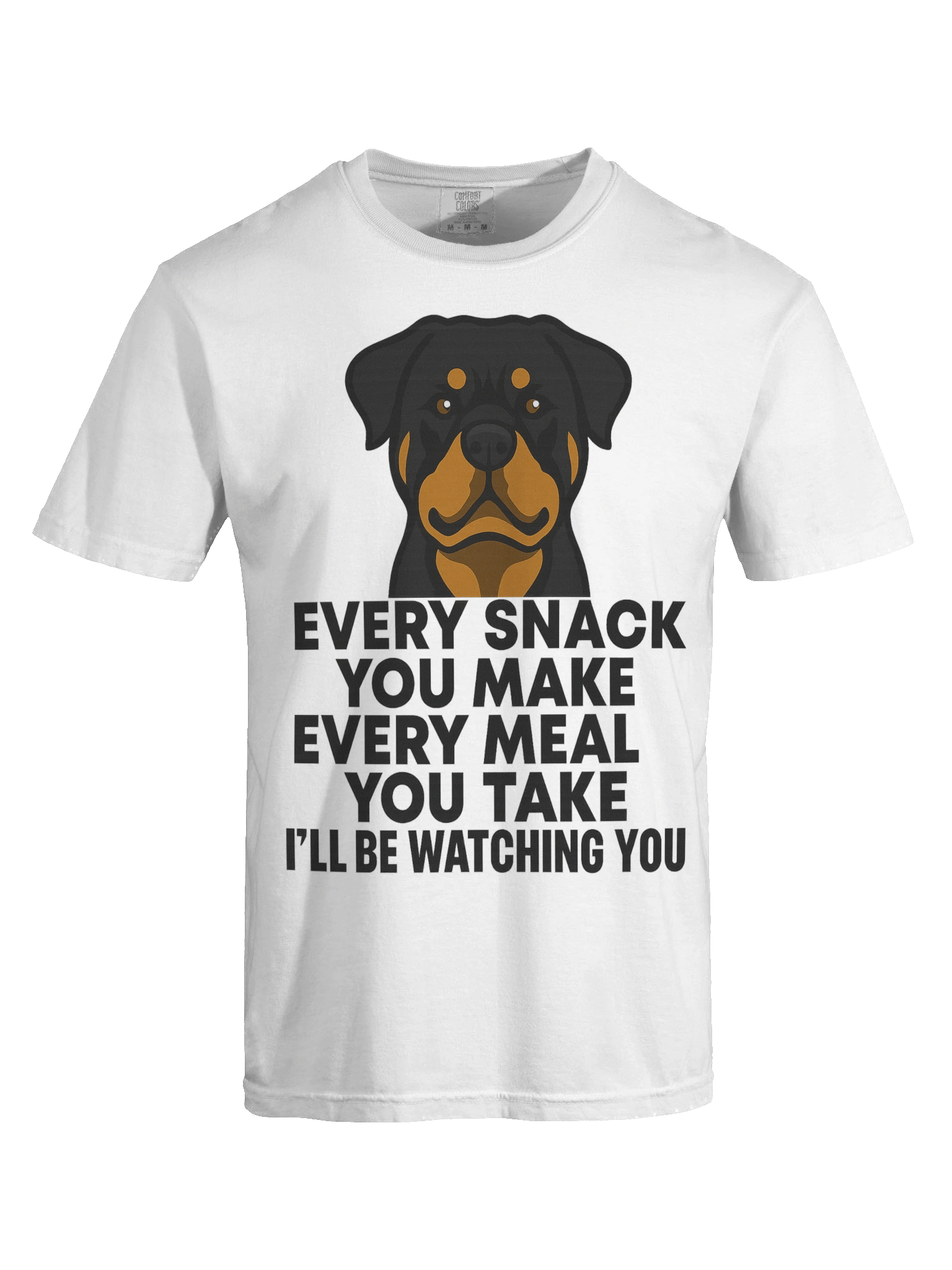 Watchful Rottweiler T-Shirt product image (65)