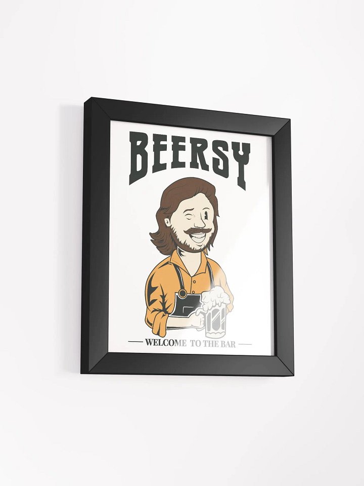 The Bartender Black Label Framed Poster product image (48)