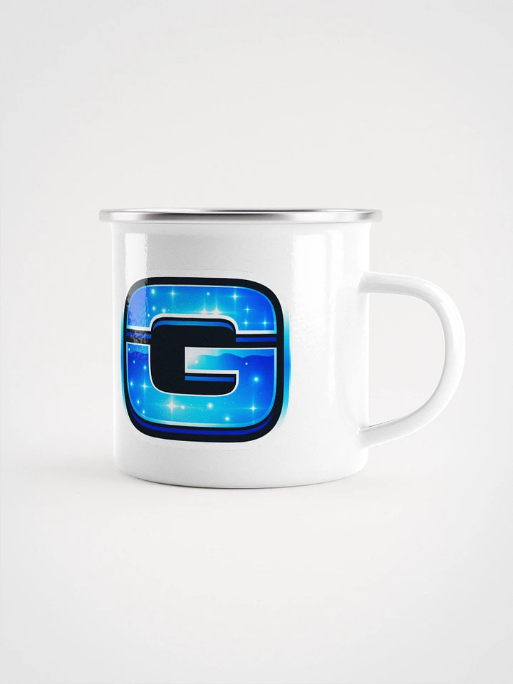 Just G Enamel Mug but make it blue product image (1)