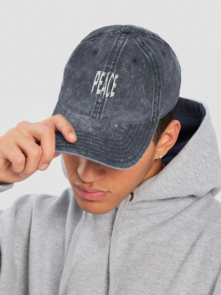 Pixelated Monochrome Dad Hat product image (4)