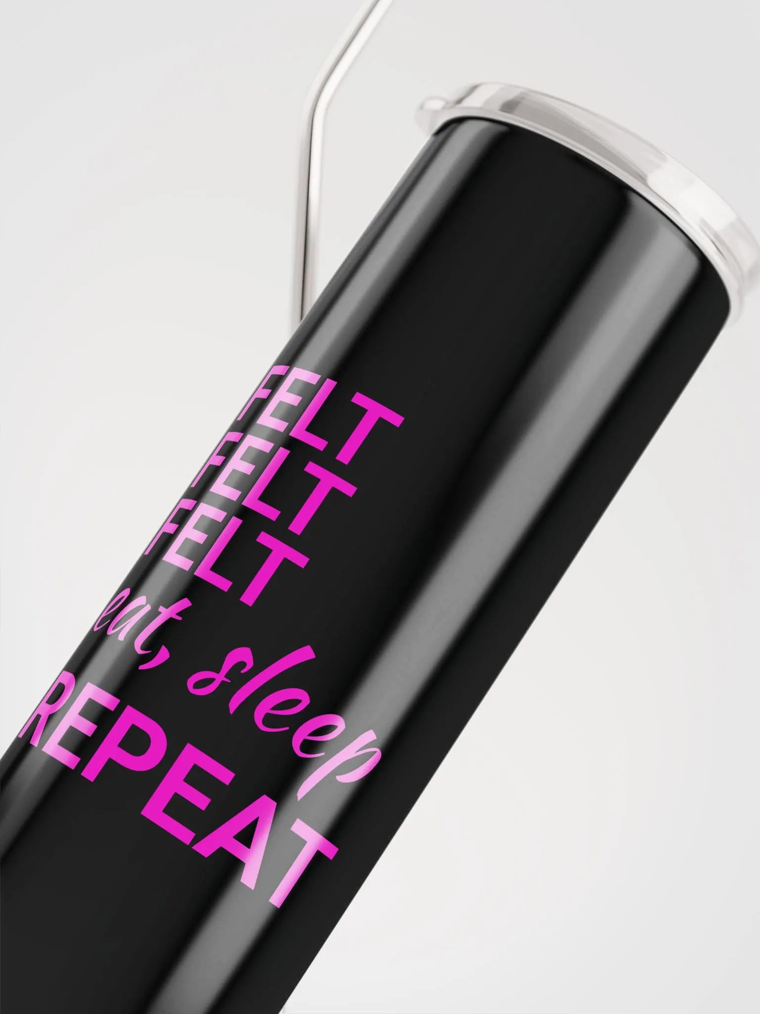 Felt Felt Felt Stainless Steel Skinny Tumbler and Straw product image (5)