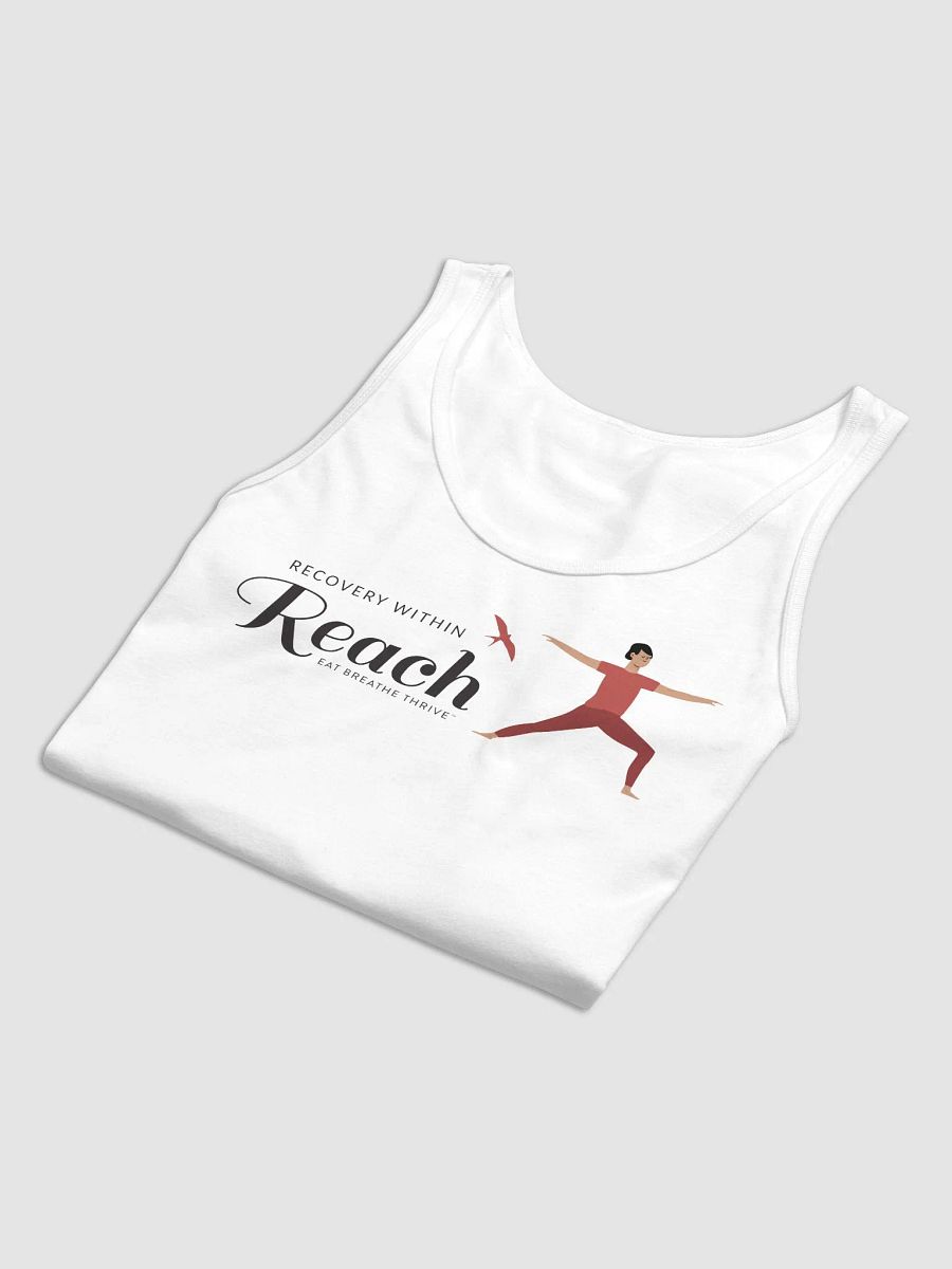 Recovery within Reach | white tank warrior pose product image (6)
