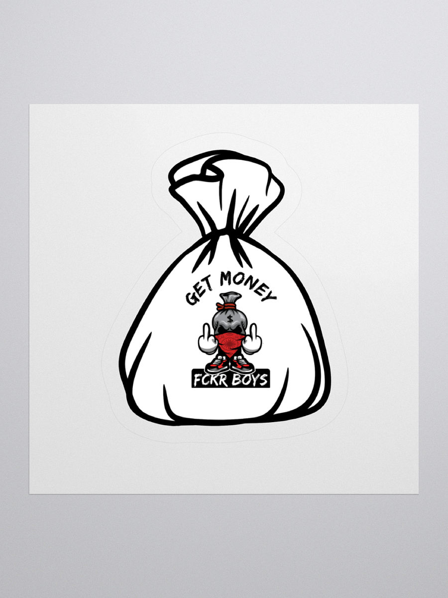 GET MONEY FCKR BOY Stickers product image (1)