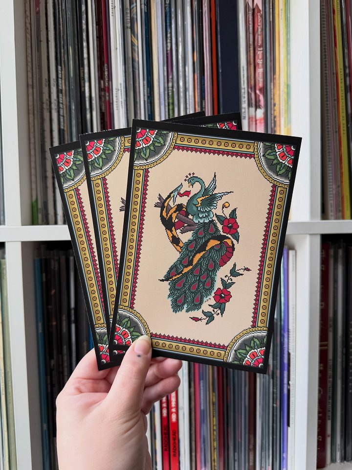 Sailor Jerry Peacock & Snake Print product image (1)