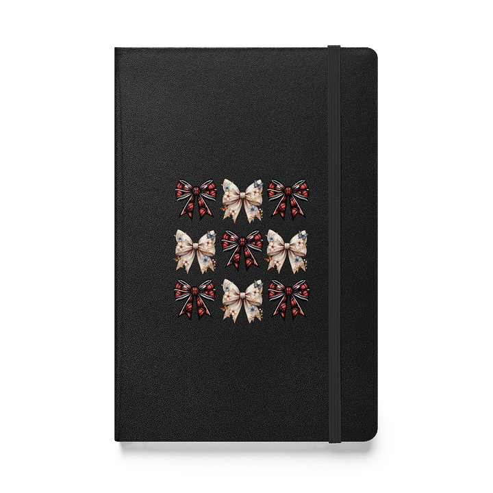 Spring Bows Basketball Floral Hardcover Notebook product image (1)