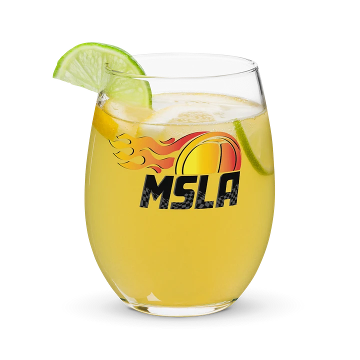 MSLA Logo Stemless Wine Glass product image (1)