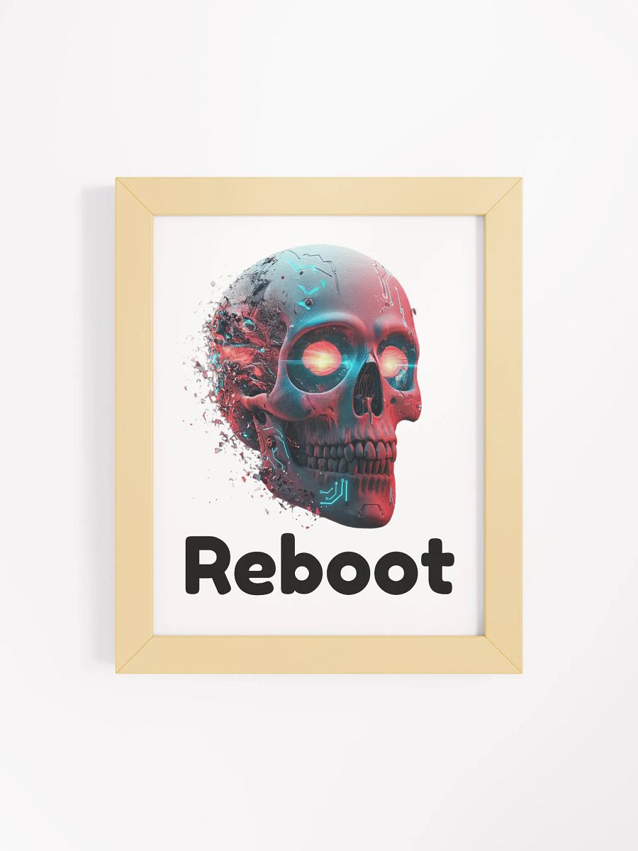 Reboot Skull Glow Poster product image (49)