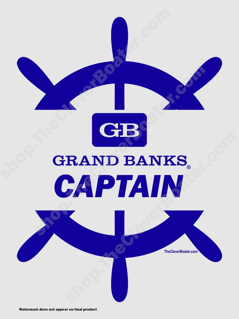 Grand Banks Captain - T-Shirt - Light Shirt w/Blue Logo product image (2)