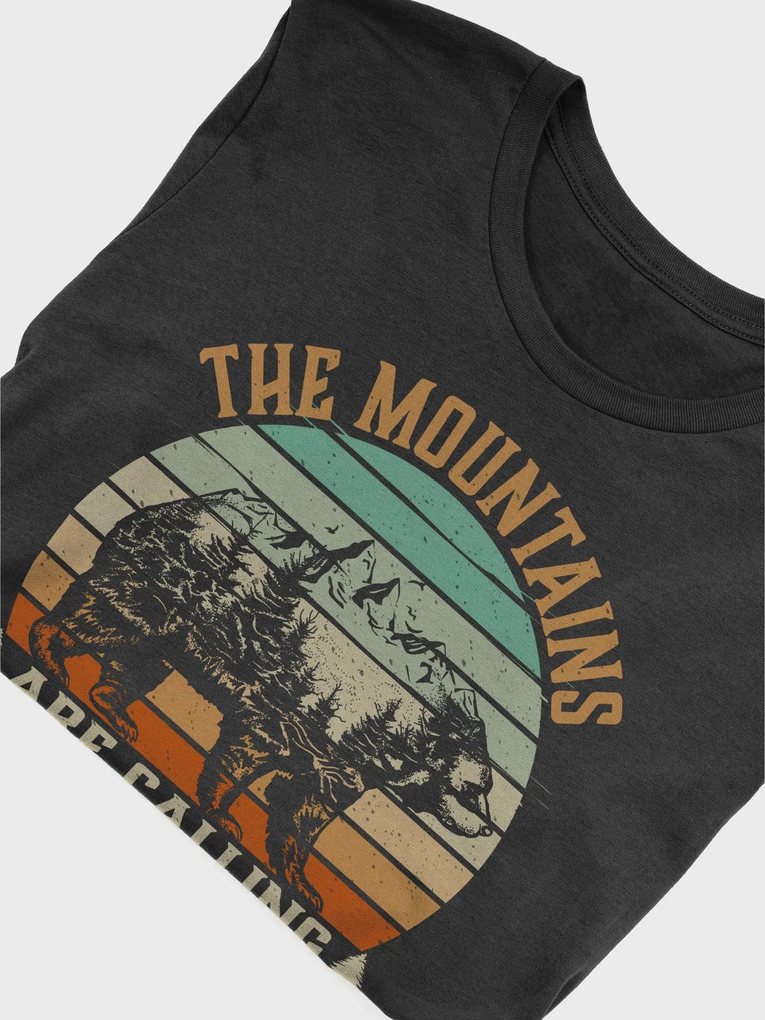 The Mountains Are Calling I Must Go Hiking Quote Unisex Supersoft T-Shirt product image (8)