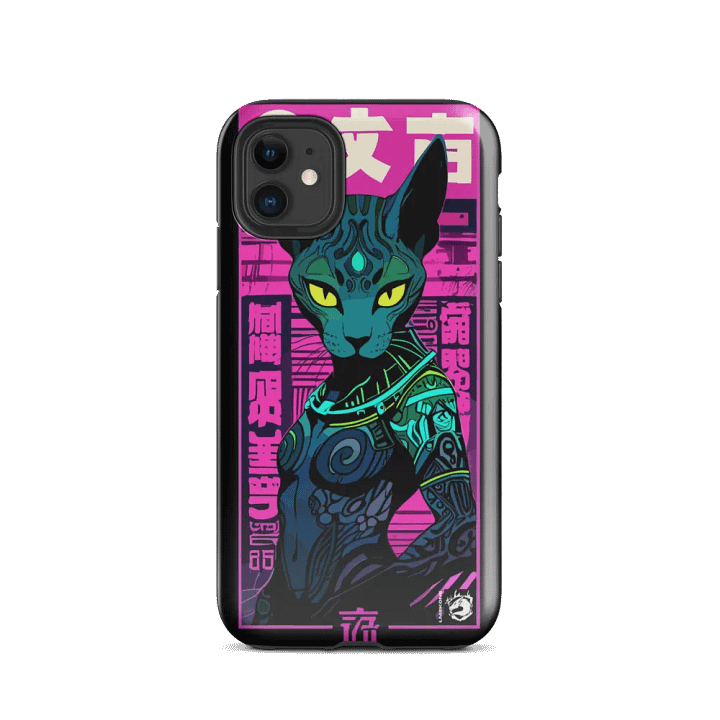 Cyberpunk Cat iPhone® Tough Case product image (24)