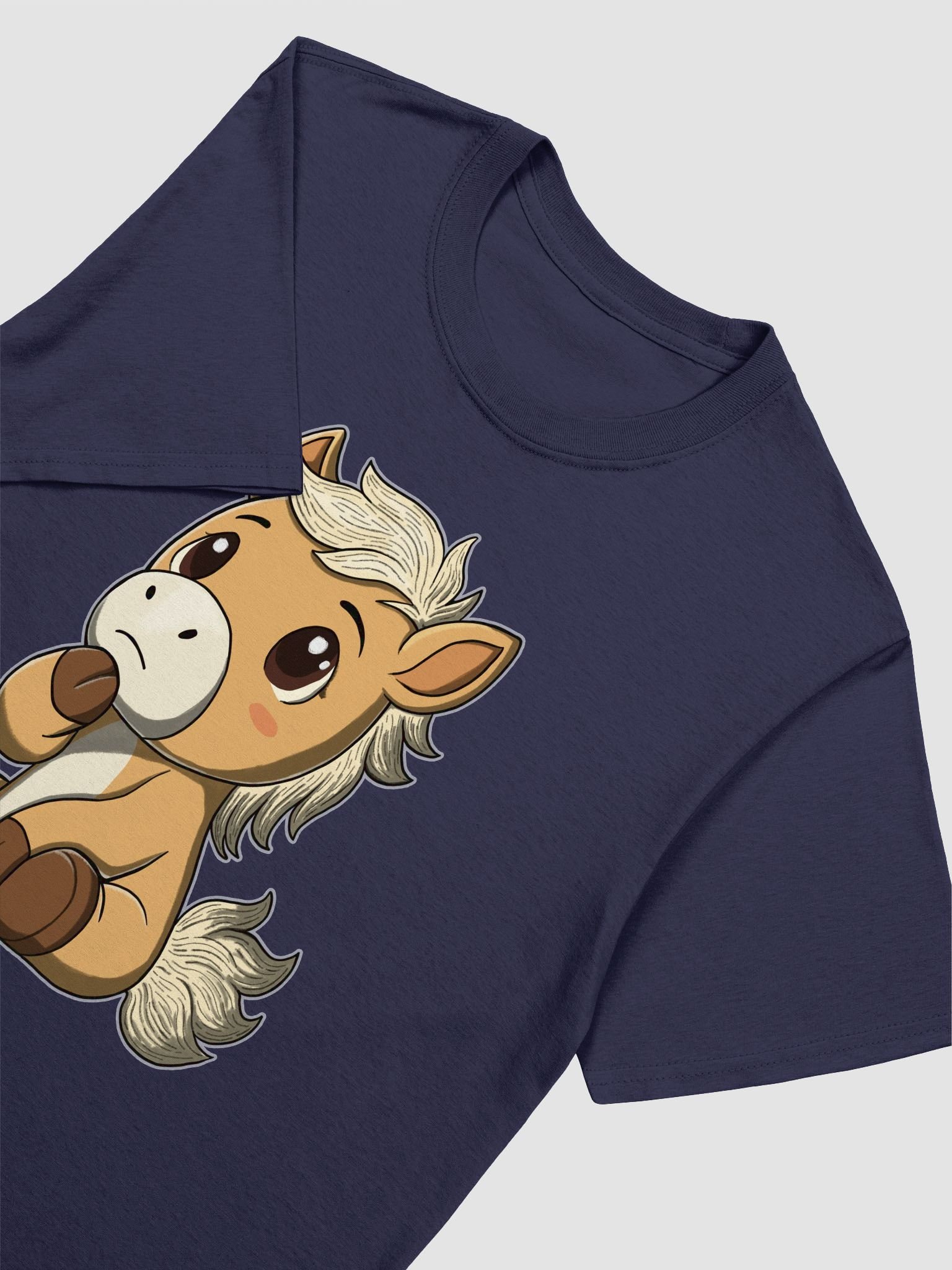 Thinking Waffles T-Shirt | Plush Horse Anxiety Meme Tee | Relatable Overthinker Shirt product image (46)