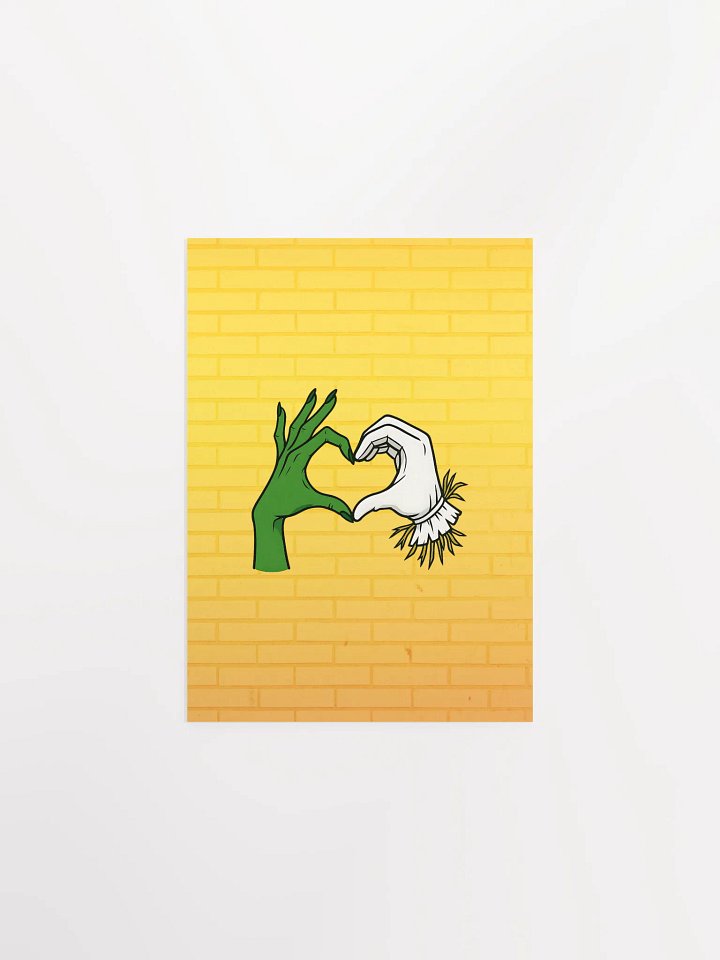 Wicked Poster Print – Fiyeraba Heart Hands – Broadway Romance Wall Art product image (1)