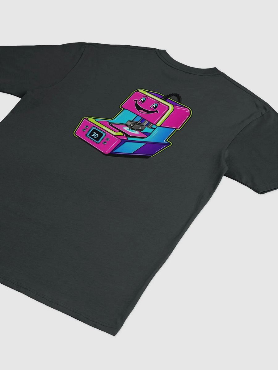 Happy 3D Printer Cartoon Face Tee product image (4)