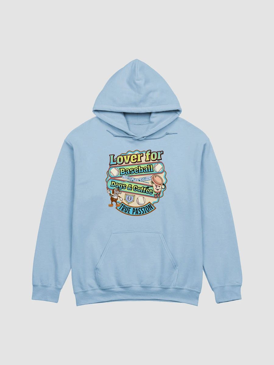 Lover for Baseball Dogs And Coffee Hoodie product image (5)