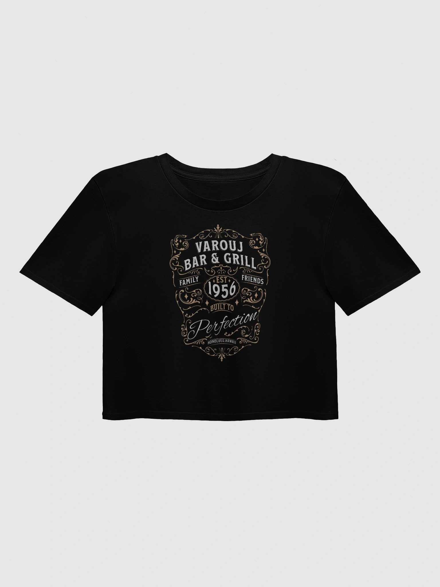 WOMENS VAROUJ BAR & GRILL 69TH BDAY CELEBRATION CROP TOP product image (1)