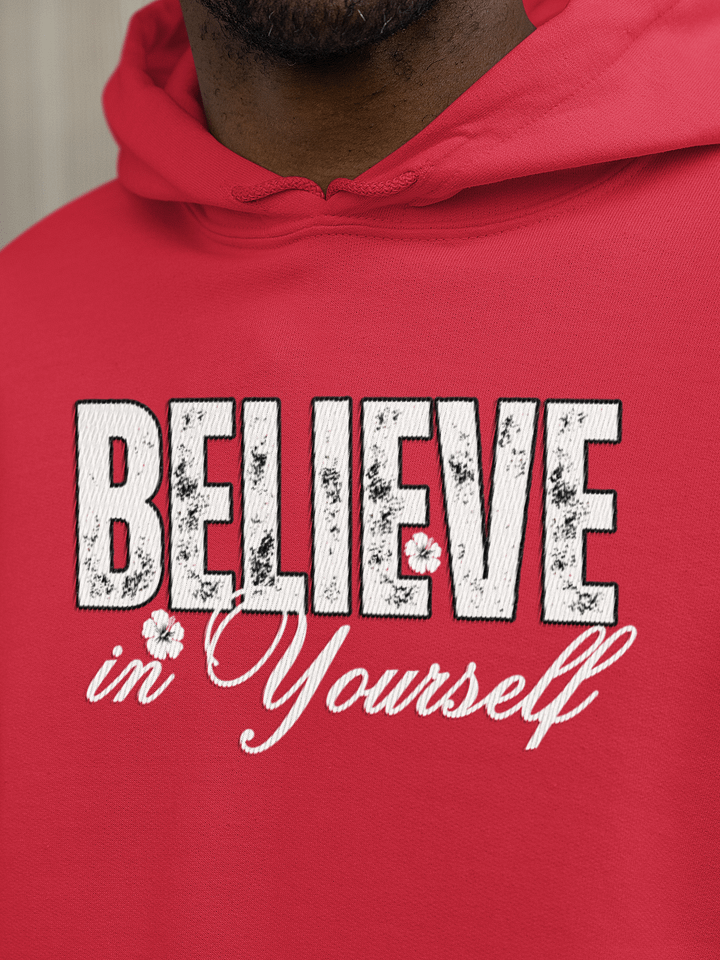 Believe In Yourself, Distressed Gildan Hoodie product image (8)