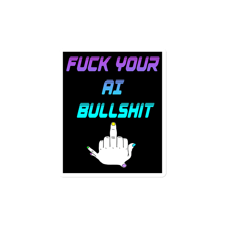 AI Bullshit Magnet product image (2)
