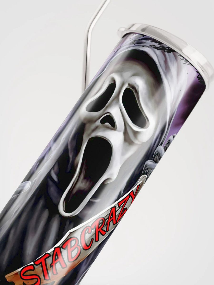 Stabcrazy Ghostface Stanless steel tumbler product image (4)