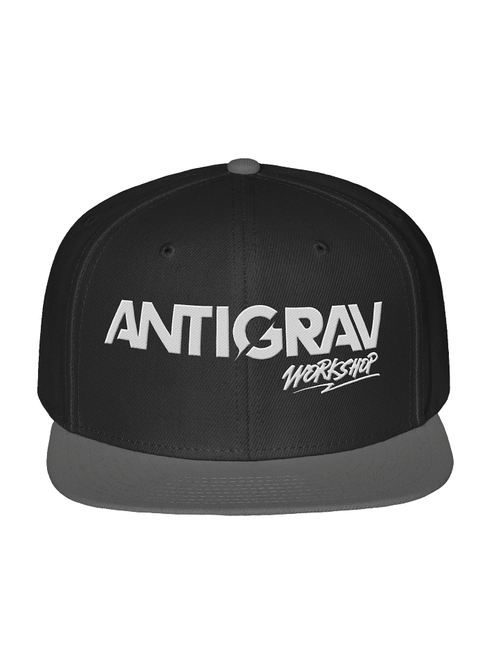 White Text Logo Snapback product image (1)