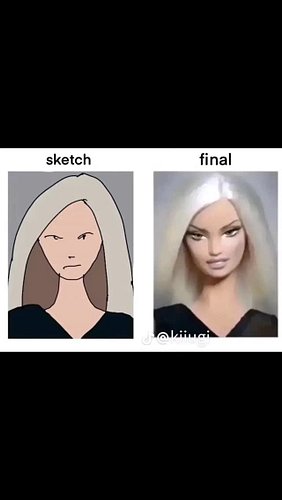 Sketch vs. Final 

I love printing the sketch onto my watercolour paper, it helps keep the energy 🥰🖤

#traditionalart #darkar...