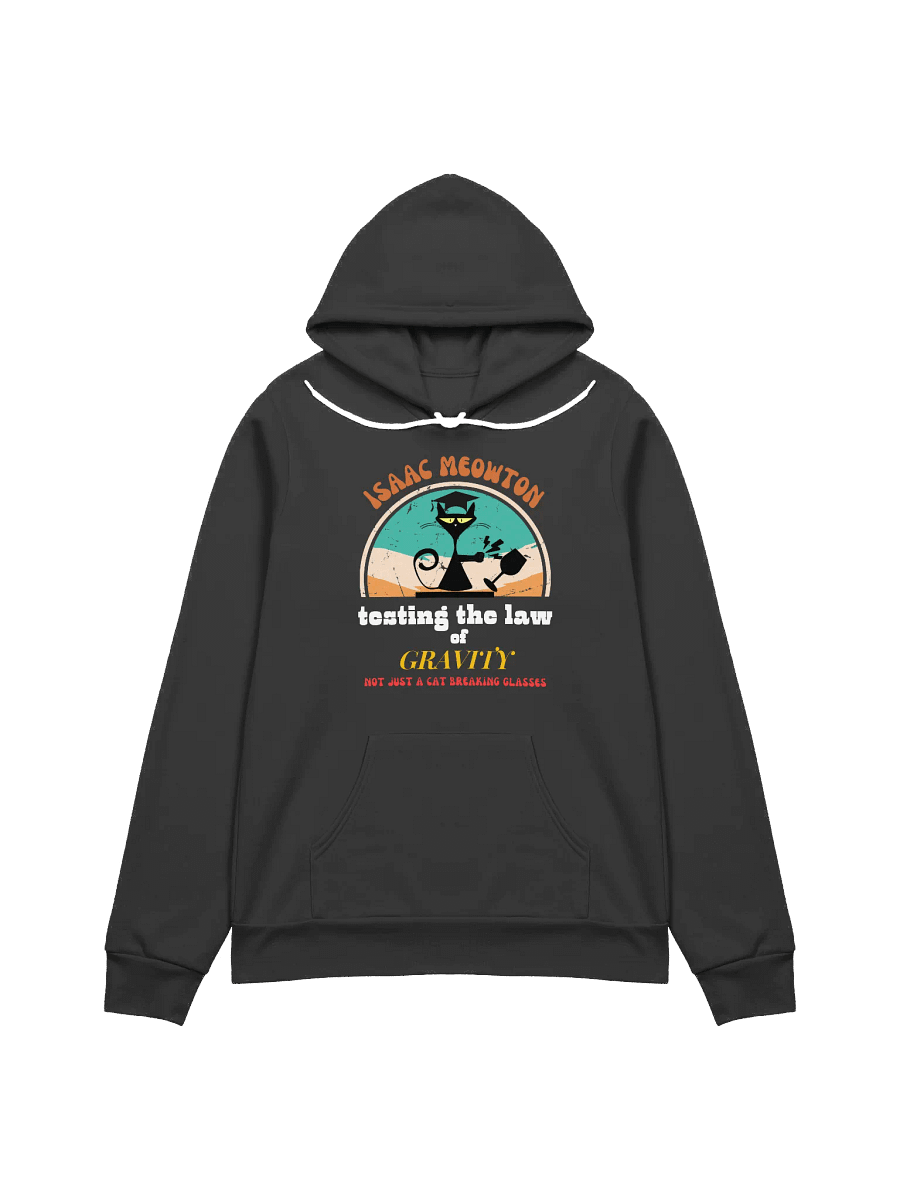 Isaac Meowton Cat Lover Hoodie product image (1)