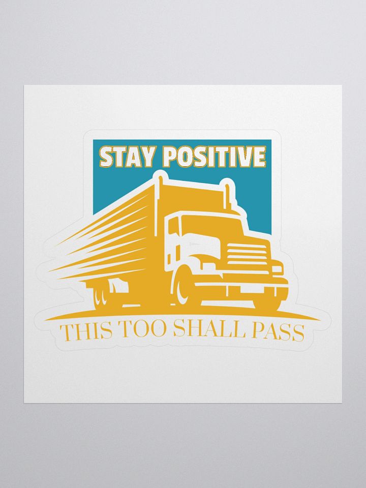 Slogan #9 This Too Shall Pass Sticker product image (1)