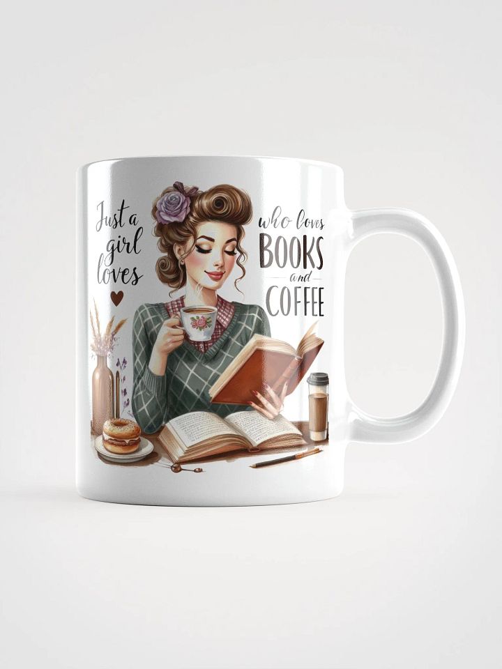 Cozy Reads White Glossy Mug product image (1)