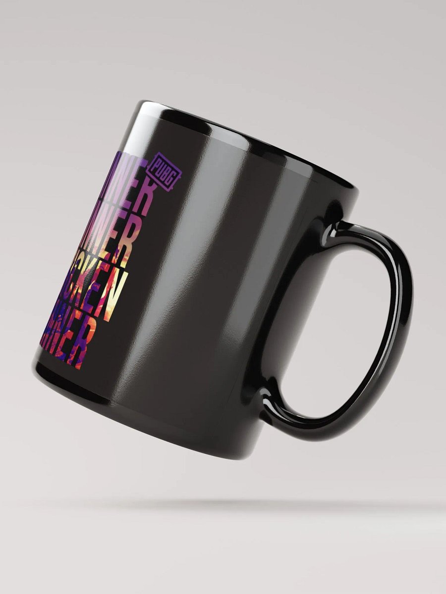 pubg battleground mug | black mug | black mug with pubg battleground mug | coffee mug | coffee and tea mug | Ceramic Coffee Mug product image (3)