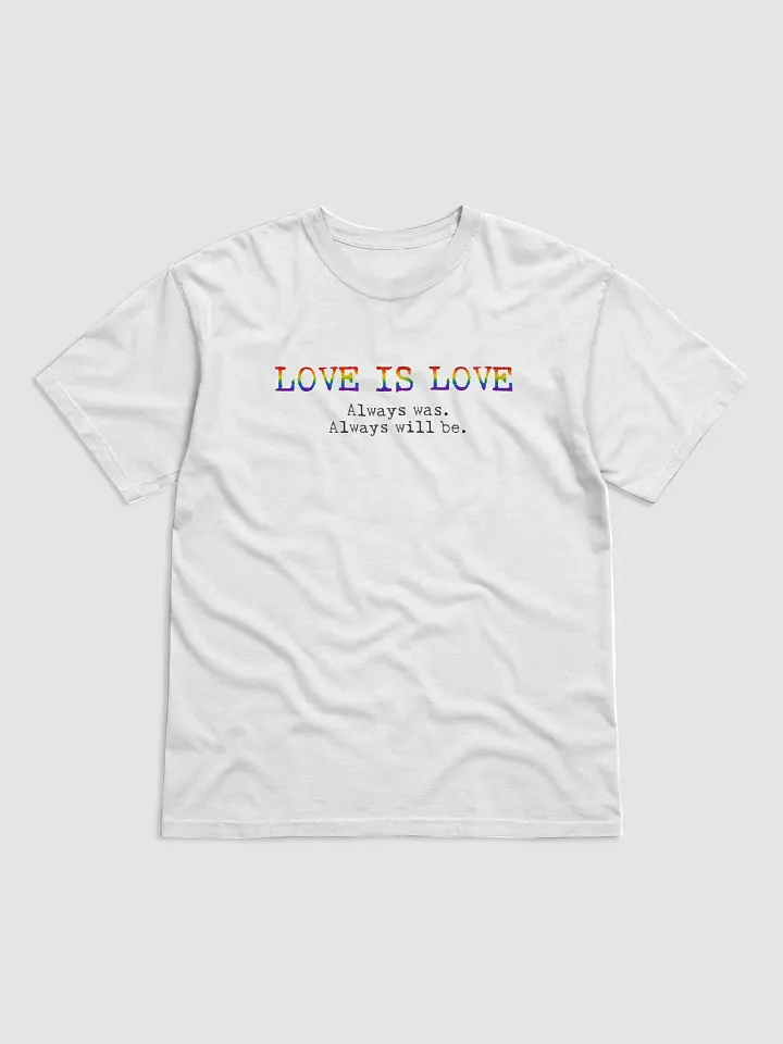 Love Is Love (Rainbow Type) - Shirt product image (1)