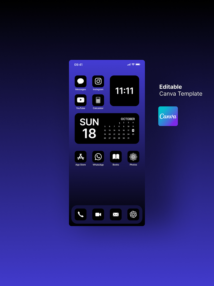 Aesthetic iOS Icons Pack — Transform Your Device Instantly product image (1)