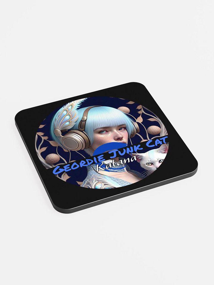 Katana FOUR Drink Coaster (3.74″x 3.74″, US and EU SHIPPING) product image (2)