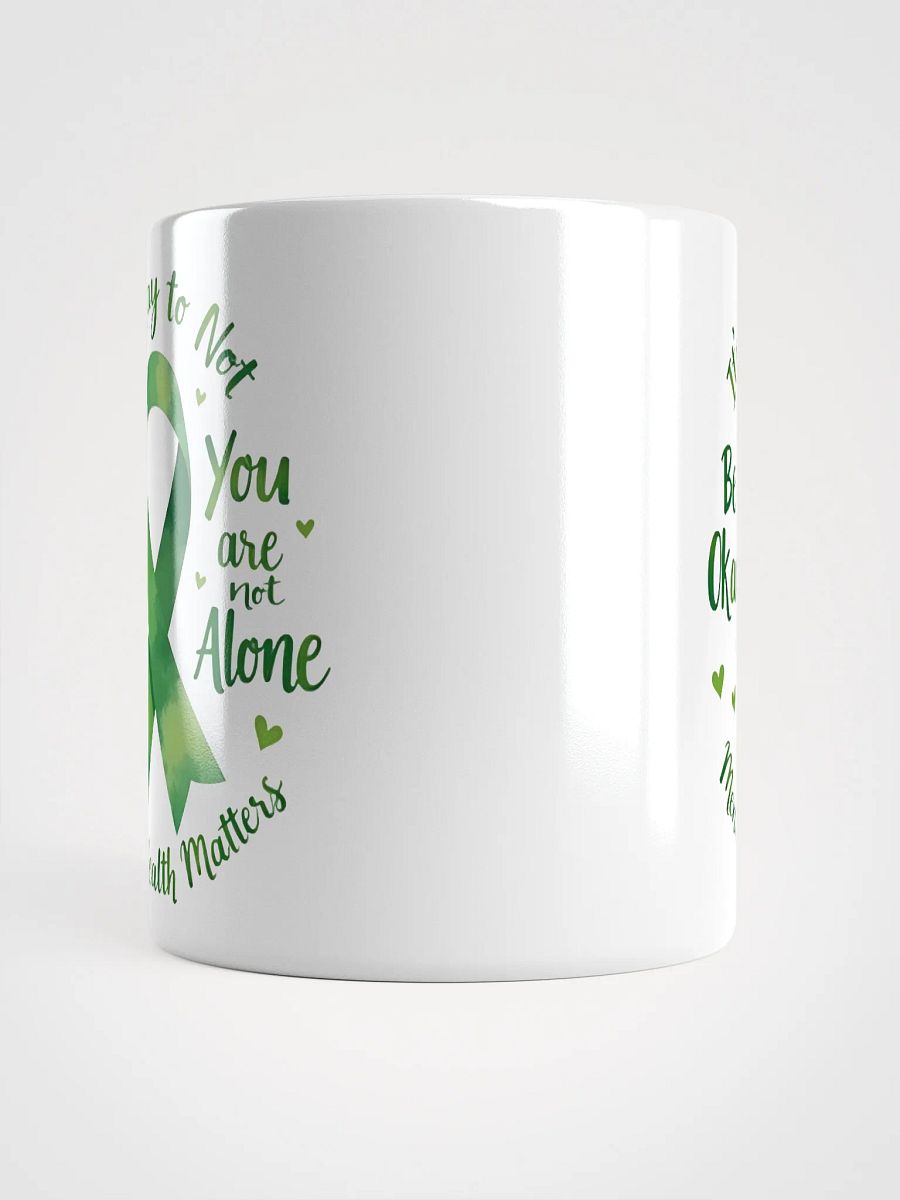 Green Ribbon Mug: A Heartfelt Symbol of Mental Health Awareness and Hope product image (5)