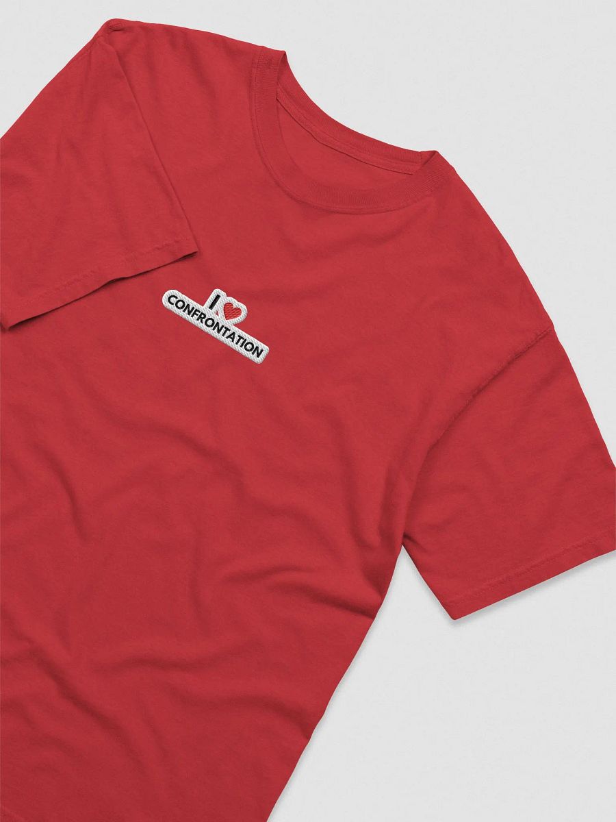 I <3 Confrontation embroidered garment-dyed tee (bubble design) product image (3)