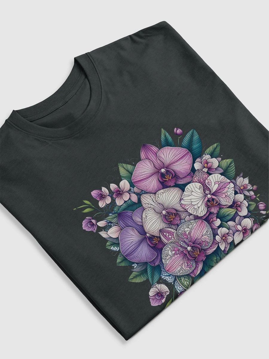 Orchid Oasis Men's Tee | AI Design mandala patterned flowers product image (5)
