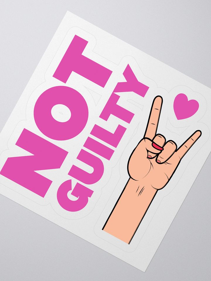 KR not guilty - sticker product image (2)