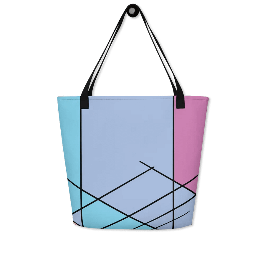 Vibrant Geometric Colorful Design All-Over Tote Bag product image (5)