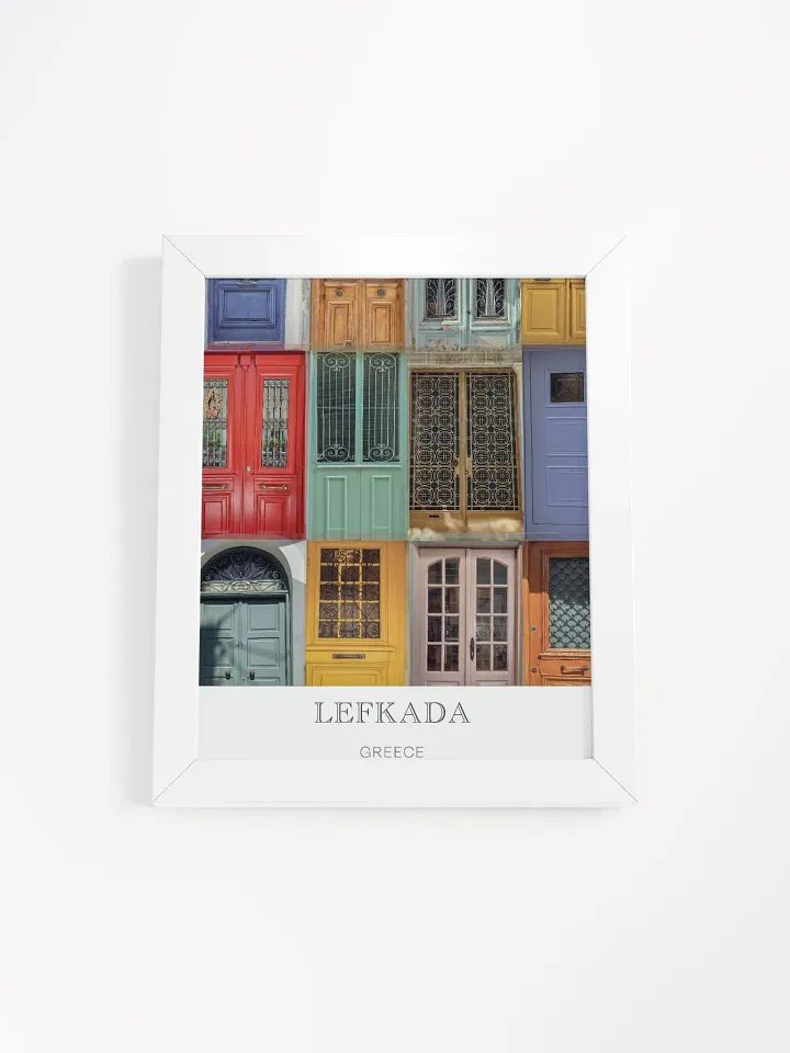 Lefkada - Framed High-Quality Matte Poster product image (1)